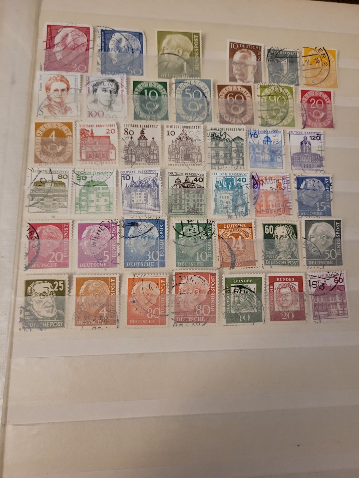 German Stamps Collection * 136 Stamps * BRD * West Germany * #21 *