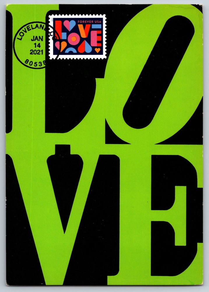 #5543 Love FDC Maxi Card