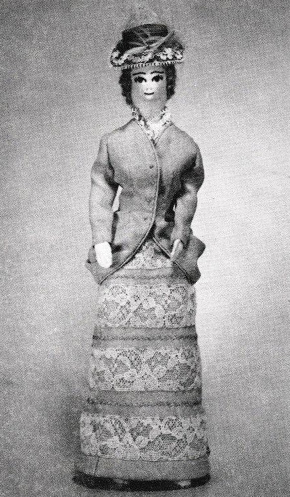 Nettie Carriage Doll Patterns 1880 Styles 11 1/2" Cloth Doll Pattern