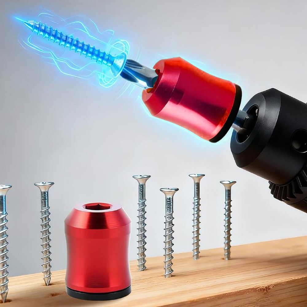 Bit Magnetizer Magnetizing Ring Locks Screws Securely Demagnetizes Bits