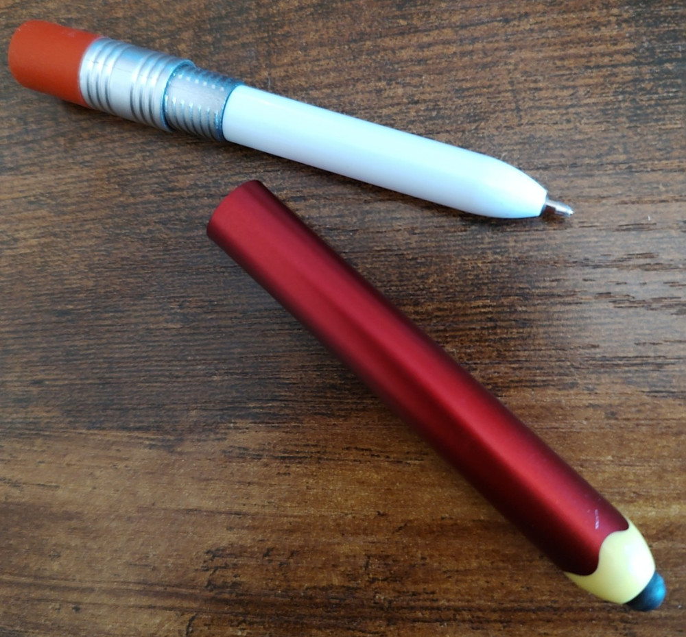 Touch Screen Stylus With Pen Built In