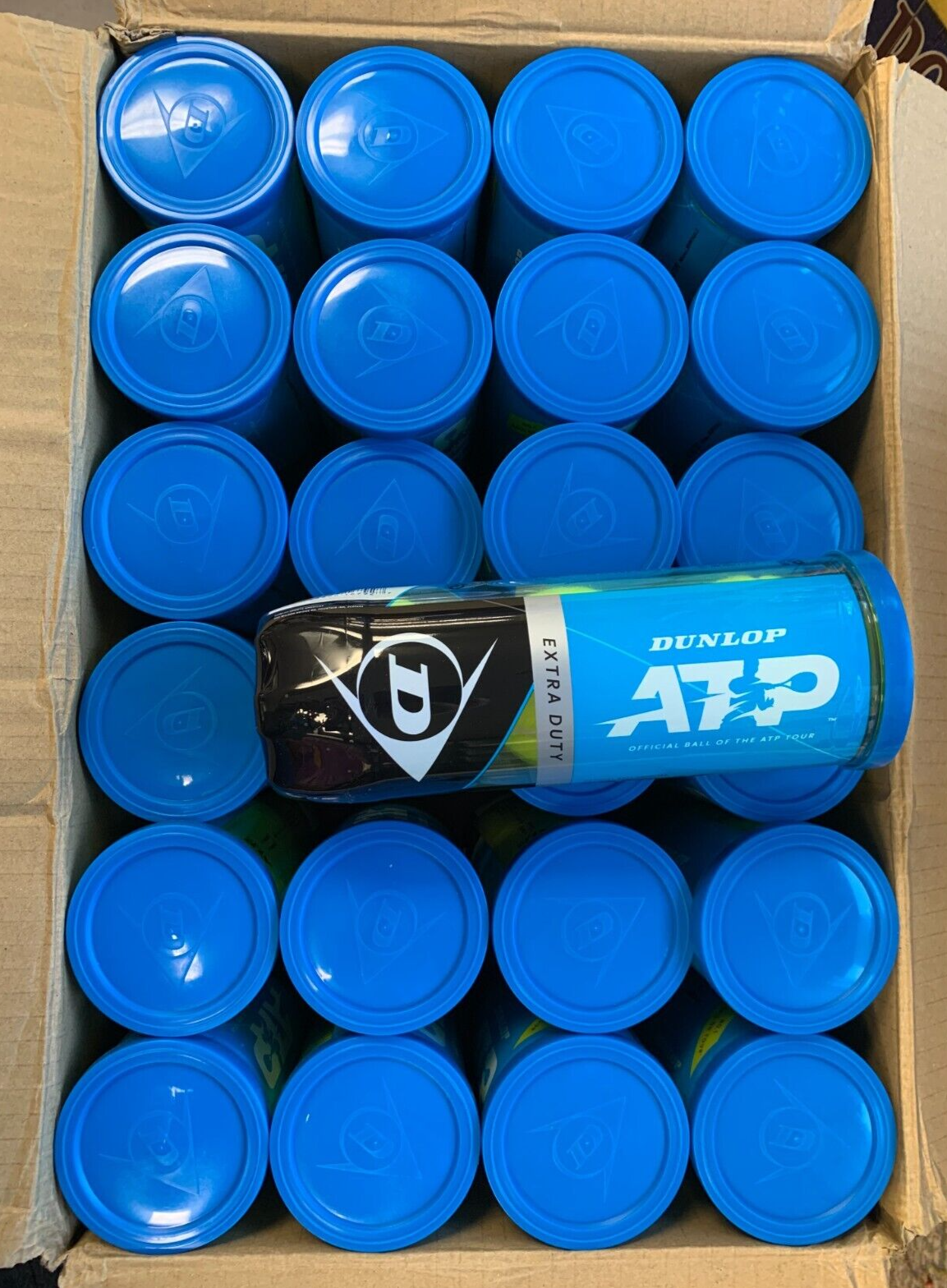 Dunlop ATP Extra Duty Tennis Balls, hard court balls, NEW, sold by the can