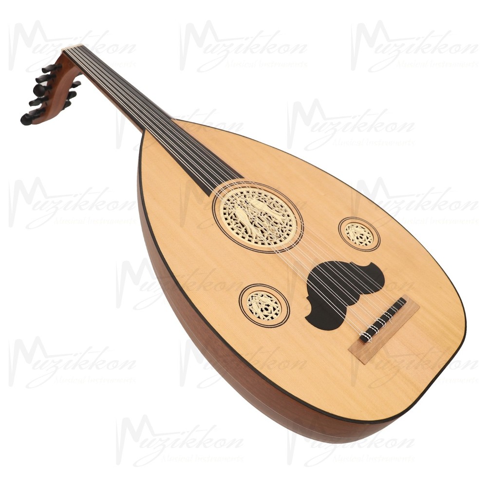Muzikkon Arabic Oud 12 String Mahogany
