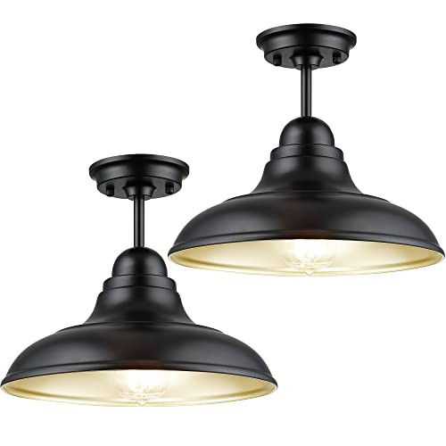 Farmhouse Semi Flush Mount Ceiling Lights, Modern Ceiling Light Ceiling Lamps