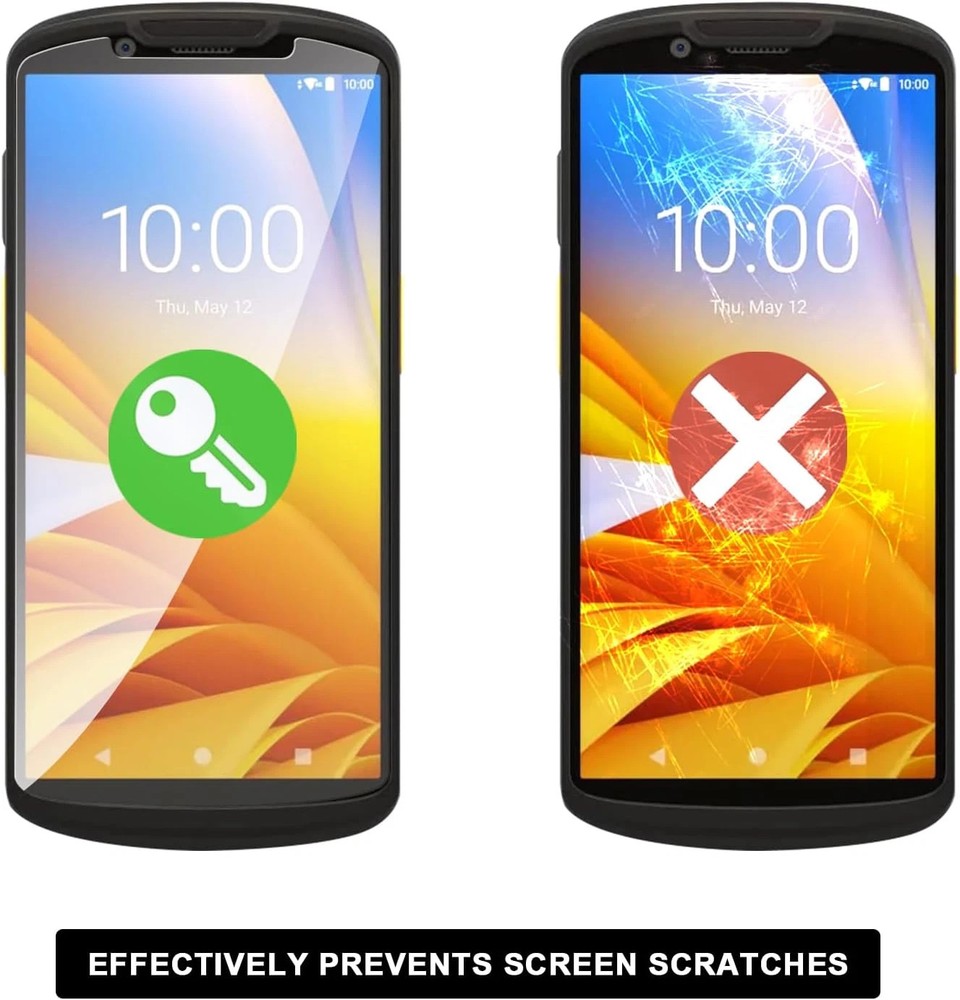 2-PACK Tempered Glass Screen Protector for Zebra TC53 TC58 Scanner NEW