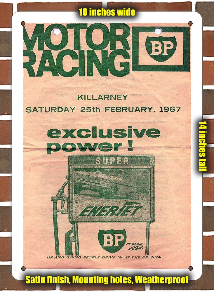 Metal Sign - 1967 Killarney Racing Program - 10x14 inches