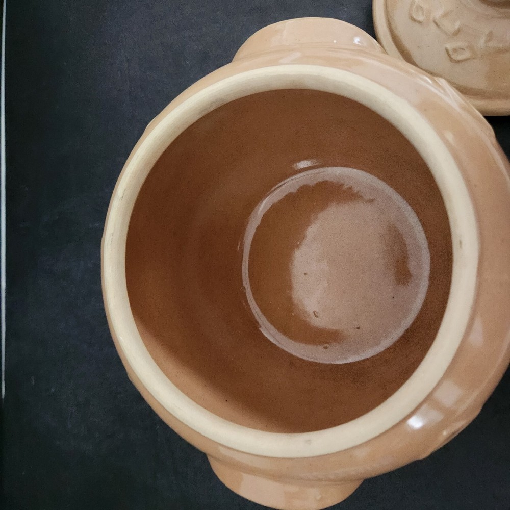 Monmouth Western Stoneware Been Pot 7" Light Brown