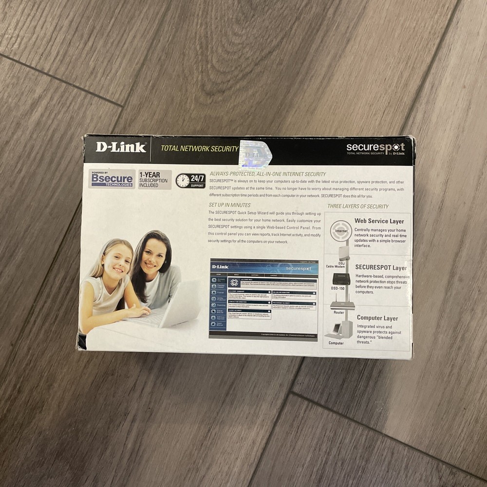 D-LINK DSD-150 SecureSpot Internet Security Firewall Free Shipping