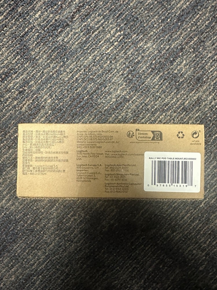 Logitech NIC POD MOUNT LOG9522 Mount - 952-000002