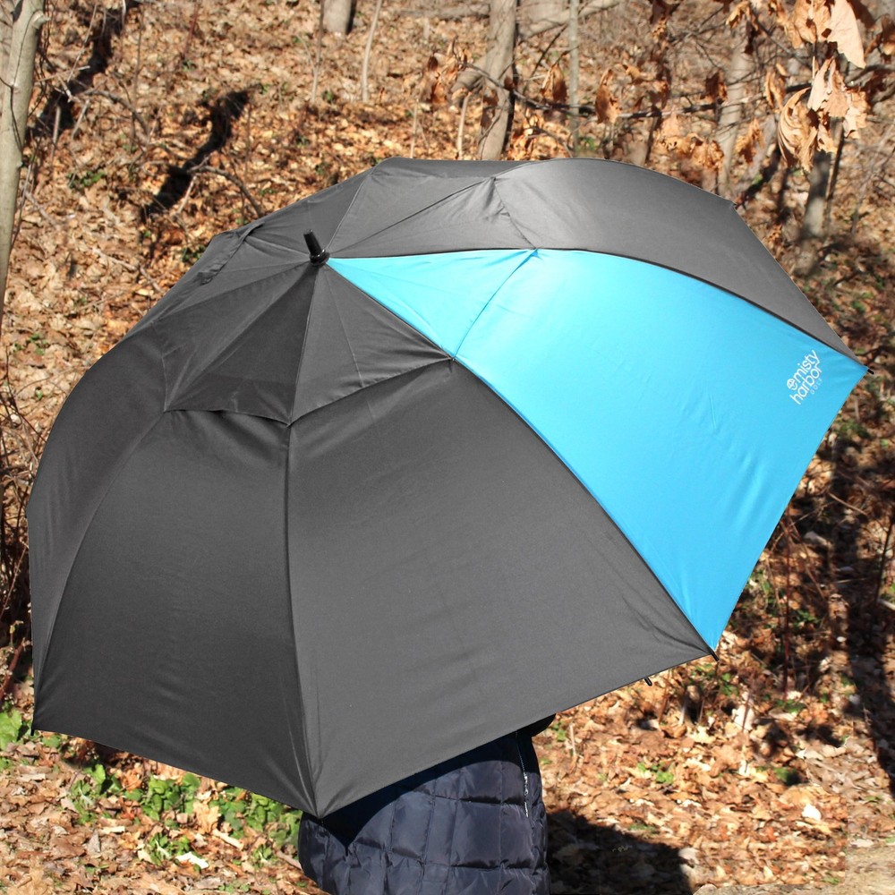 72 Inch Golf Umbrella Blue & Grey
