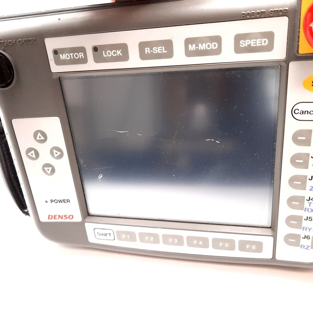 Denso TP-RC5-1 Robot Controller Teaching Pendant 24VDC 640x480 Pixels LCD Screen