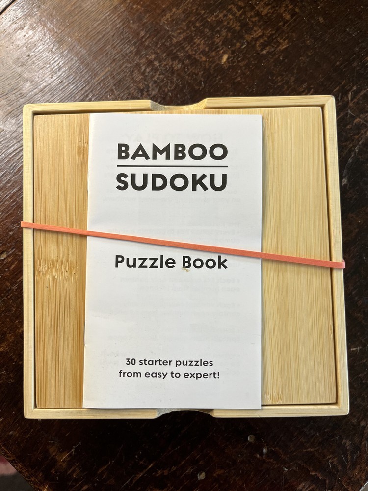 Bamboo Sudoku by Project Genius PreOwned, Never Used