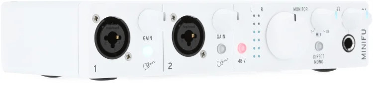 Arturia MiniFuse 2 USB-C Audio Interface - White