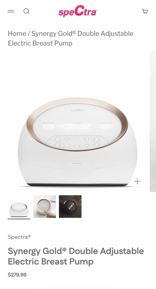 Synergy Gold Double Adjustable Electric Breast Pump