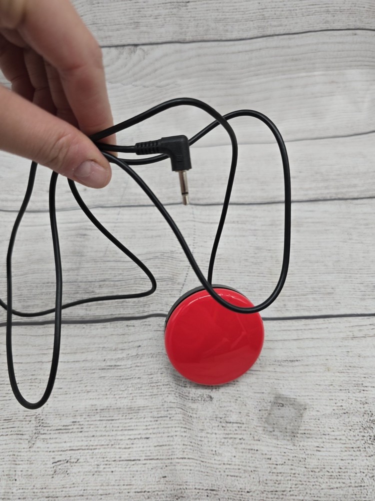 AbleNet Buddy Button Push Switch for Power Wheelchairs 2.5" RED