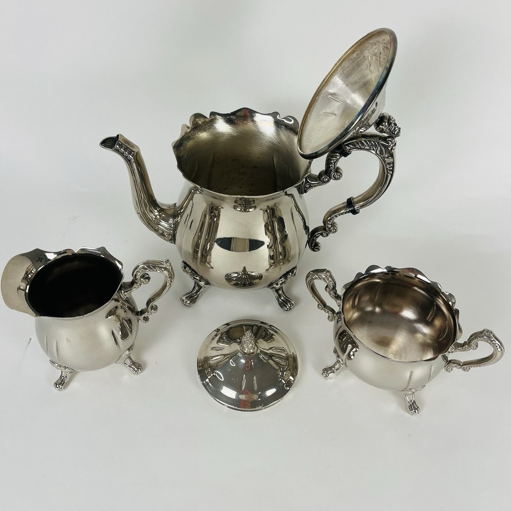 Vintage Mid Century Leonard Silver Plated Coffee/tea Set