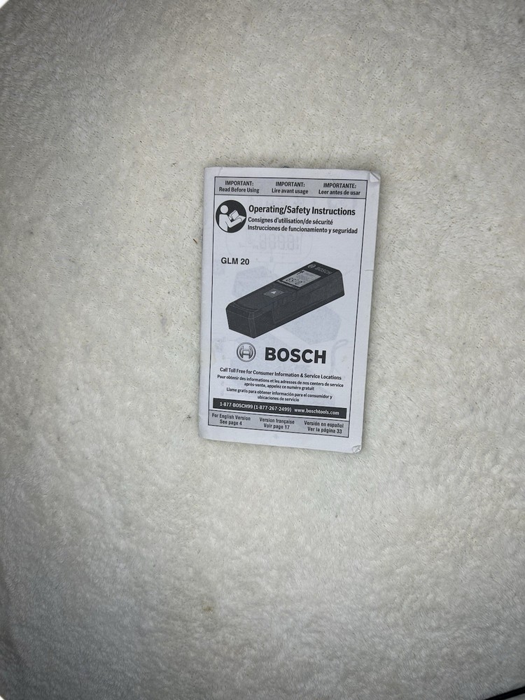 Bosch Professional GLM 20 Distance Measuring Tool