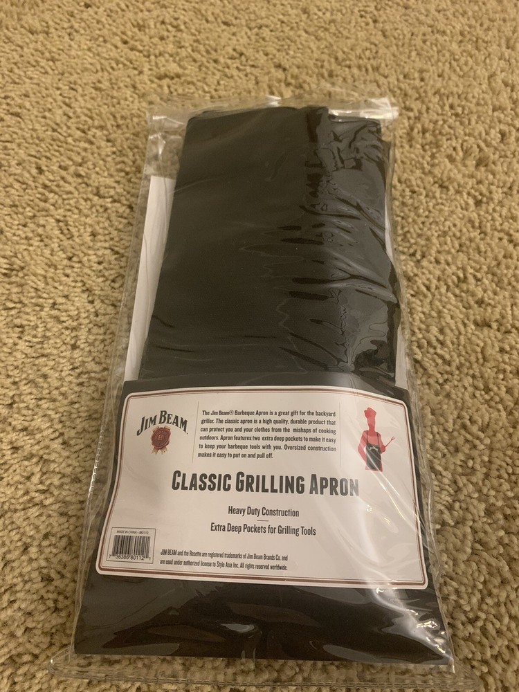 Jim Beam Classic Grilling Apron Black
