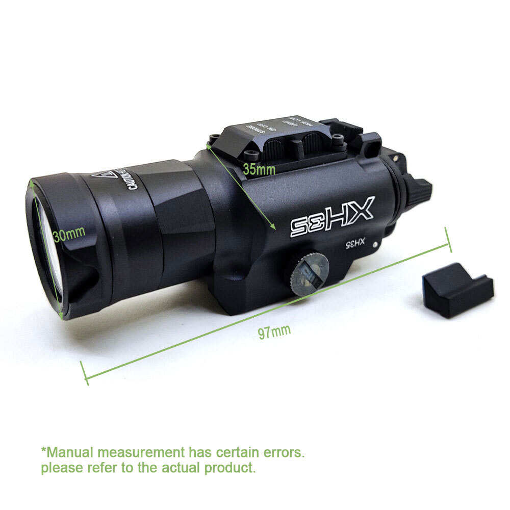 XH35 Weapon Light Flashlight Dual Output Strobe Stream Light White LED SOTAC