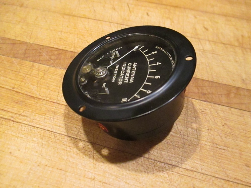 Weston 507 Antenna Current Indicator - Model 507 - 2.5" ~4ma FS
