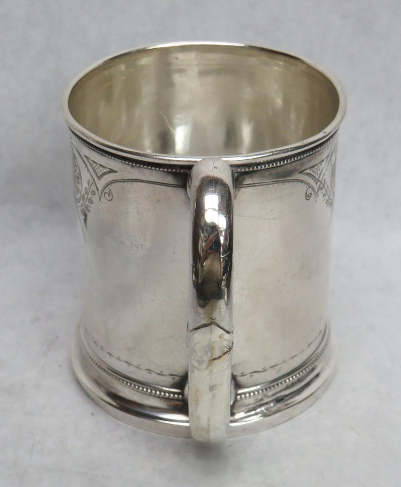 WONDERFUL 1874 GORHAM STERLING SILVER MUG / CUP