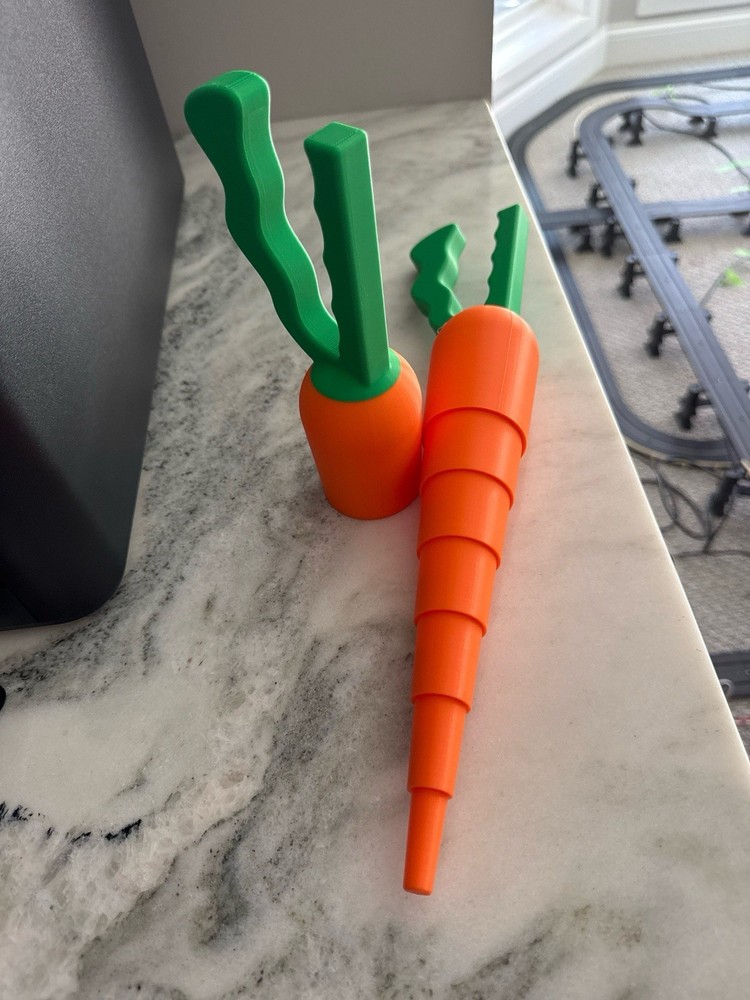 collapsing carrot sword