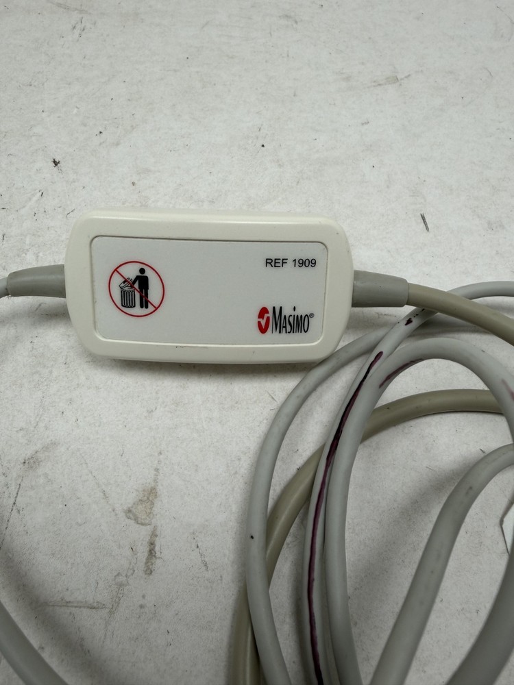 MASIMO PRONTO HANDHELD DEVICE SERIAL DATA SpO2 CABLE REF: 1909 Free Shipping