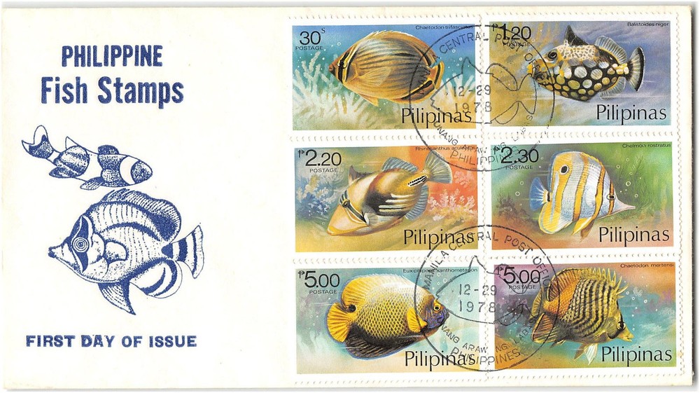 Philippines #1379-84 FDC, 1978
