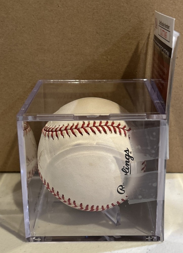Lou Brock Autographed Baseball JSA Certification