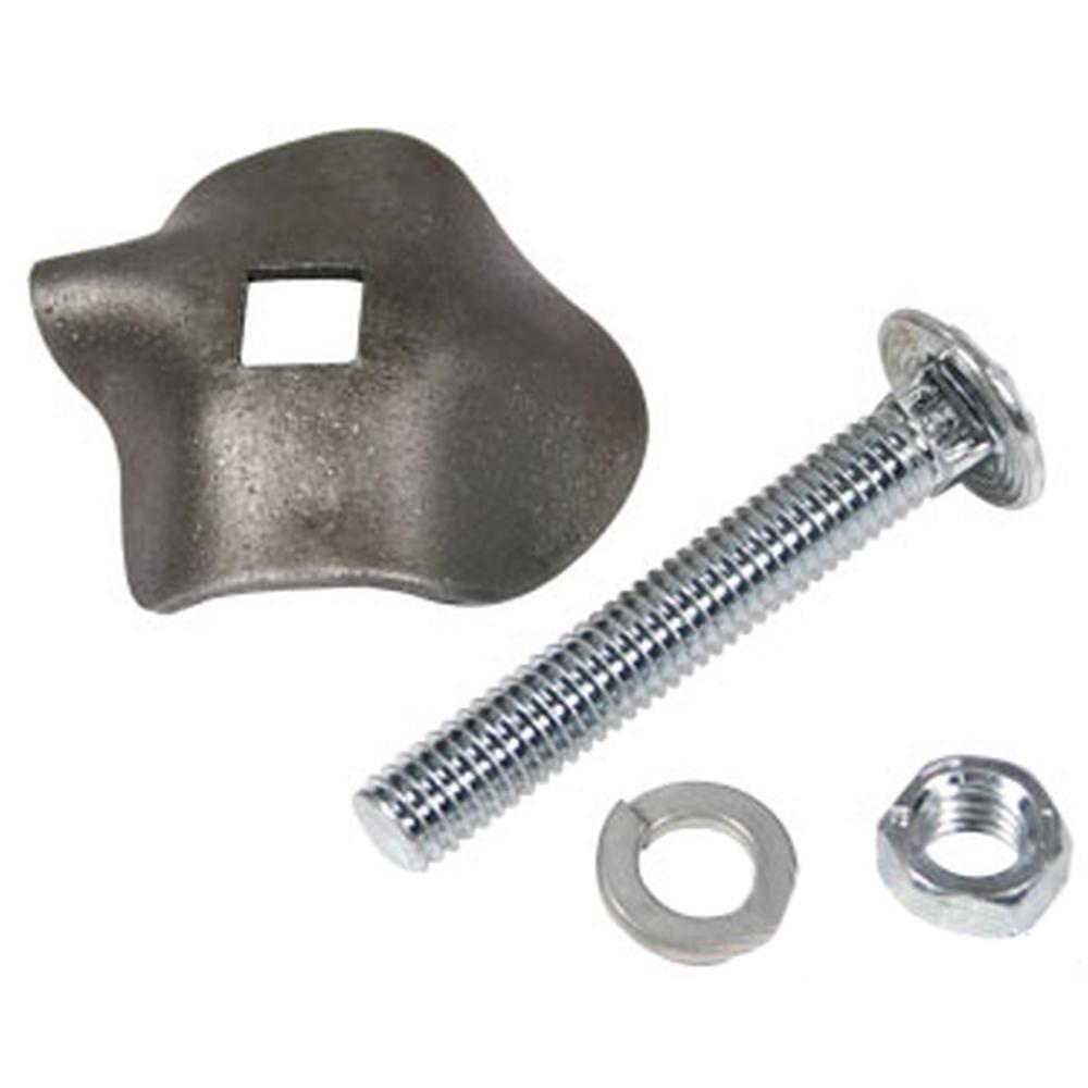 10 Pack Replacement Rake Teeth Clip Kit Clips, Bolts, Nuts & Lock Washers