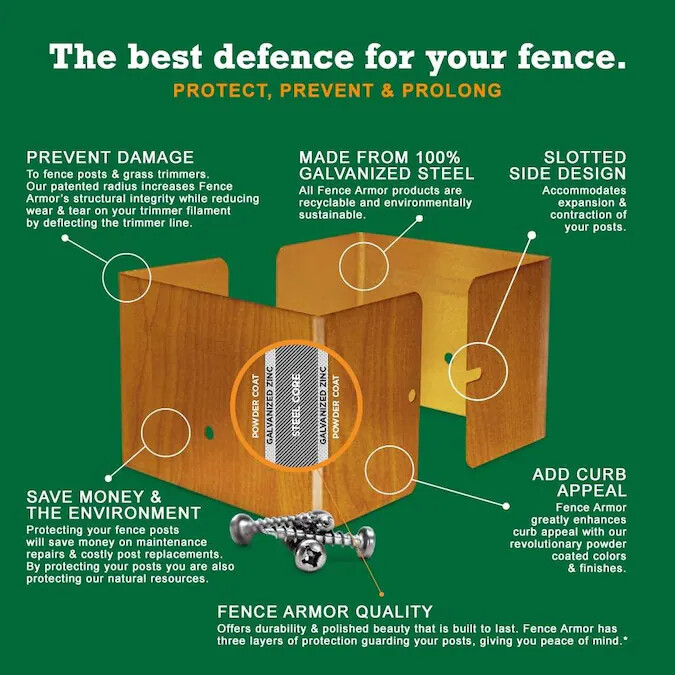 fence armor pro protection post guard fence Post Protector