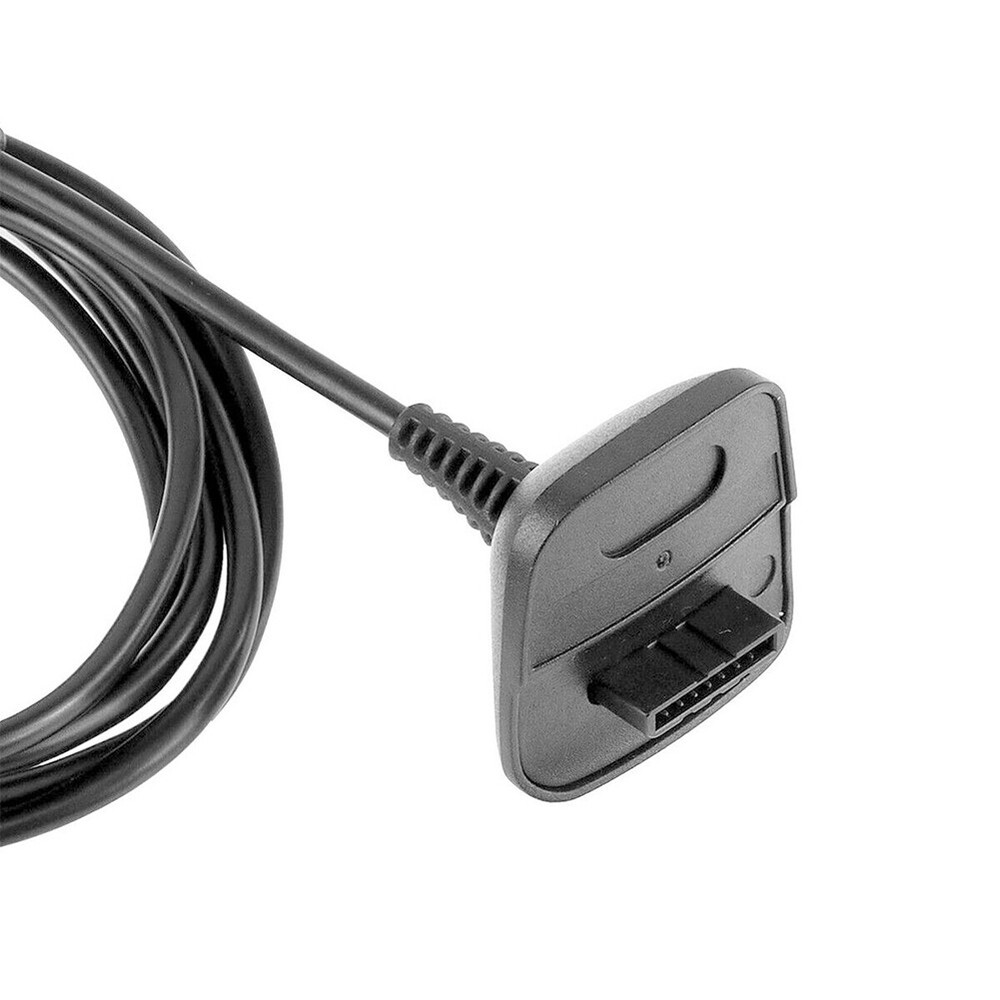 Xbox 360 Black Wireless Controller USB Charging Cable Replacement 2-4 Pcs
