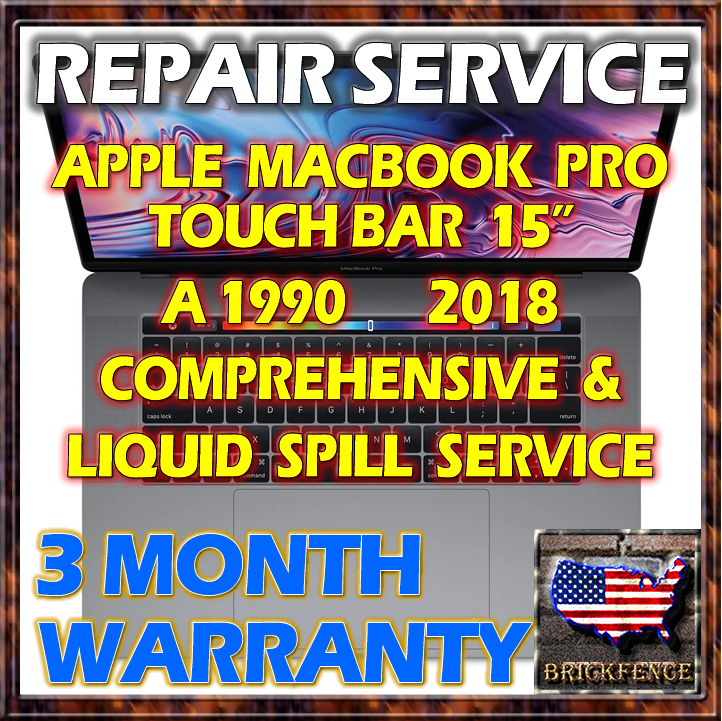 MACBOOK PRO 15" A1990 2018 2019 LAPTOP LOGIC BOARD 820-01041-A REPAIR SERVICE