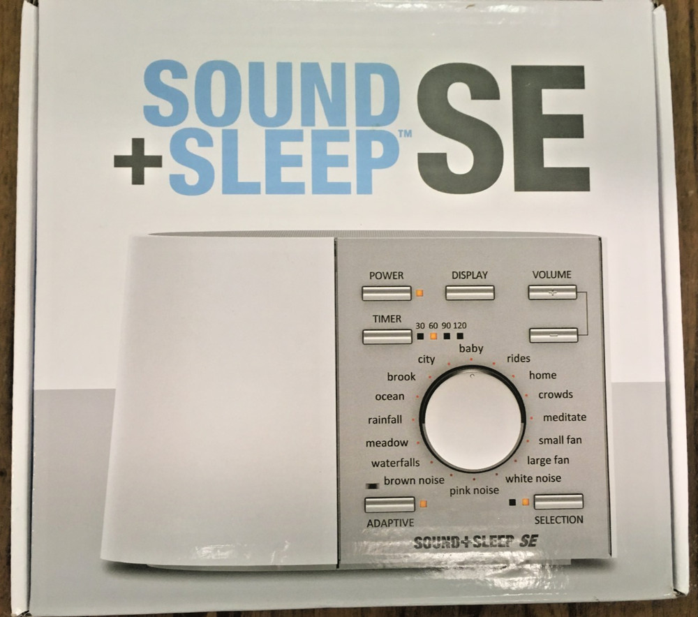 Adaptive Sound Technologies Sound + Sleep SE Noise Machine - White OPEN BOX