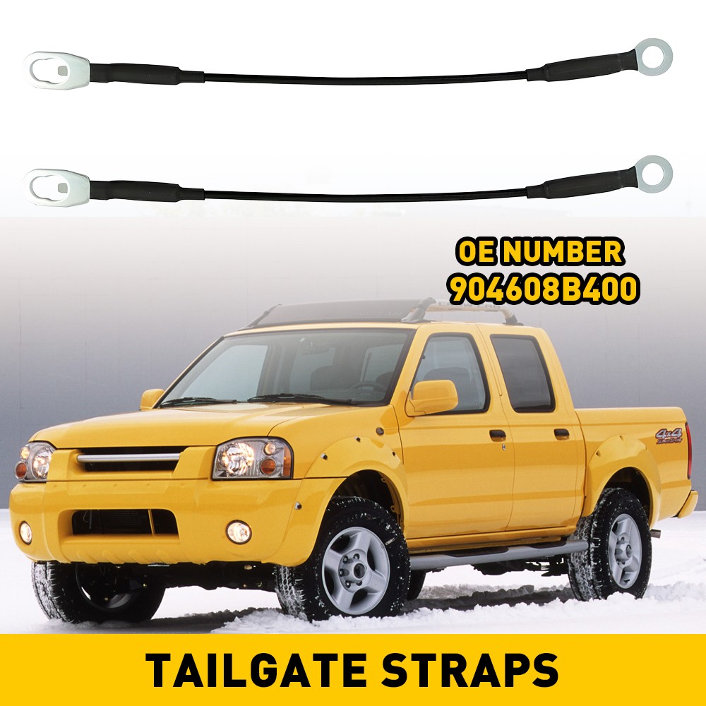 NEW Tailgate Tail Gate Cables Pair Set for 1998-2004 Nissan Frontier 904608B400