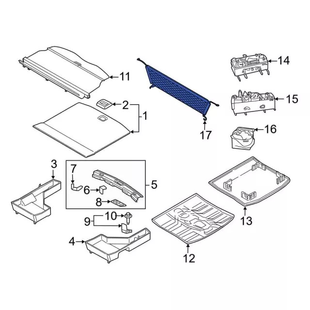 Genuine Ford Cargo Net FT4Z78043B62A