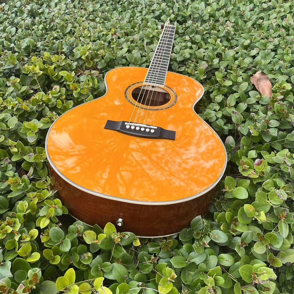 34inch MINI Class Guitar Solid Spruce Top Acoustic Guitar/Padded Bag