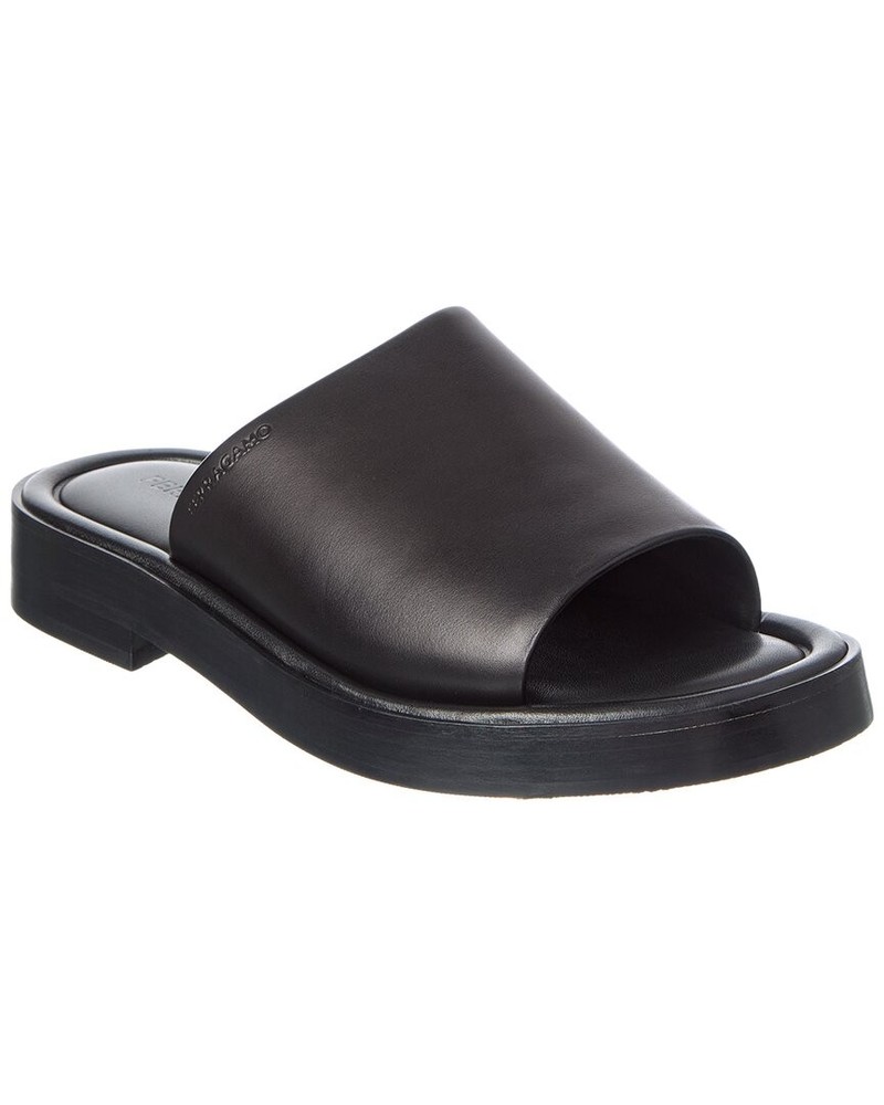 Ferragamo Leather Slide Men's