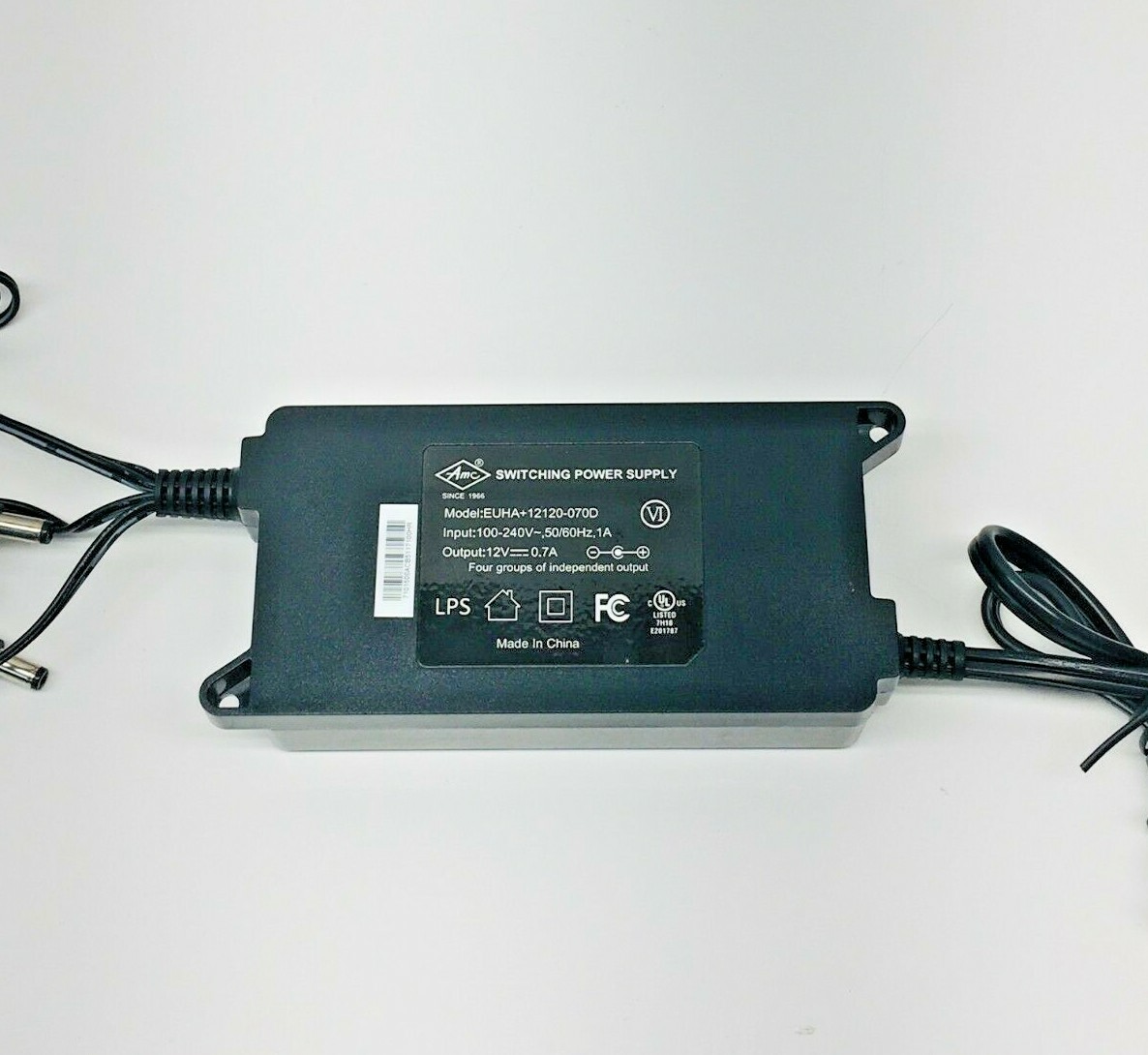 DC Switching Power Supply for Security Cameras EUHA+12120-070D 12V 0.7A