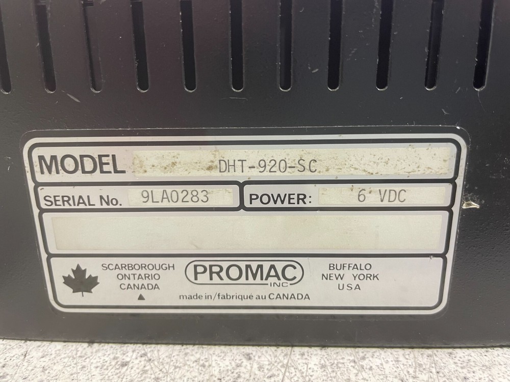 Promac Model DHT-920-SC MasterCAL Calibrator
