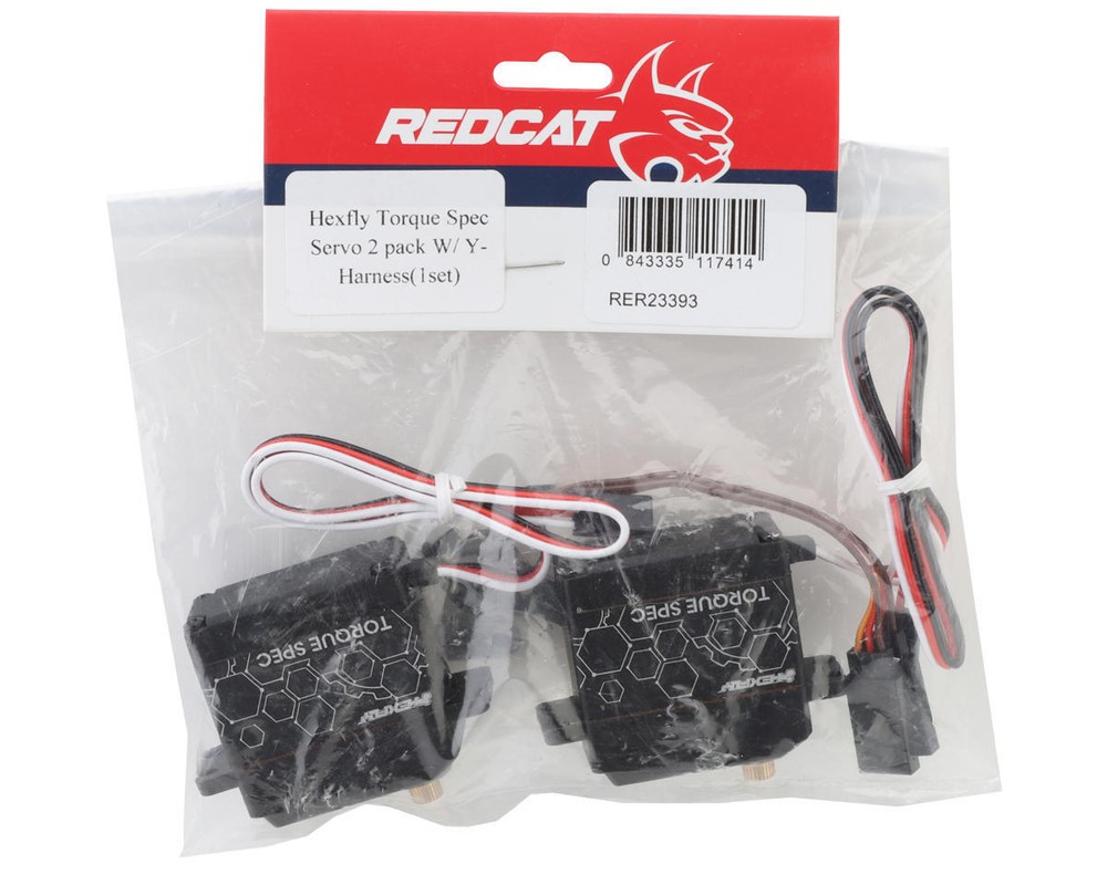 Redcat Hexfly Torque Spec Servos w/Y-Harness (2) [RER23393]