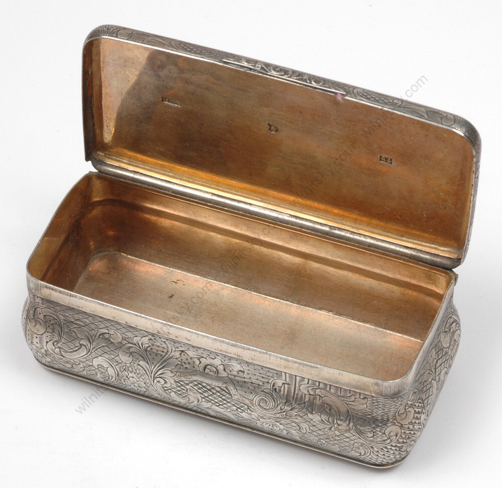 Moscow silver box, 1846