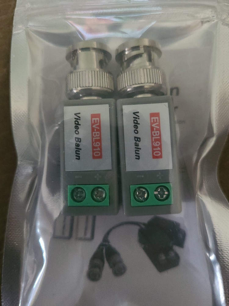 Passive Video Transceiver For CCTV - NEW- balun