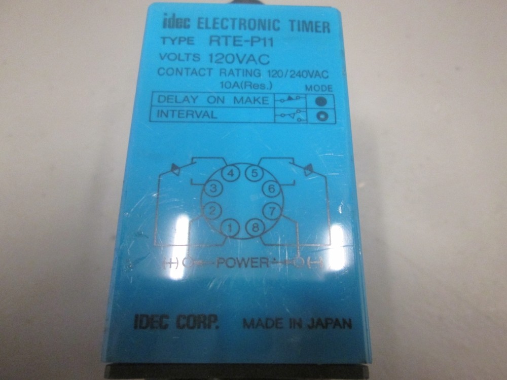 IDEC, RTE-P11, Electronic Timer, Used