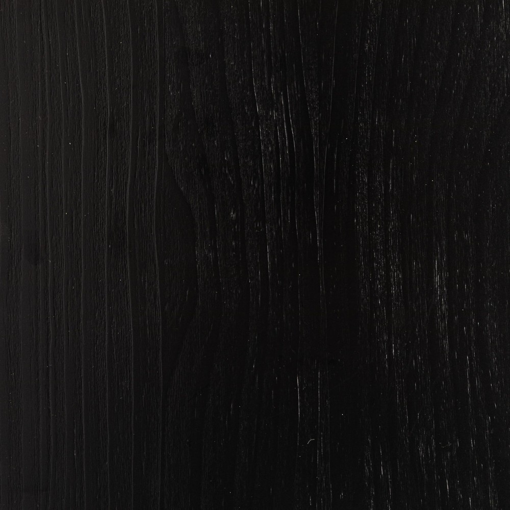 Bobbin Leg Rectangle Wood Accent Table, Black