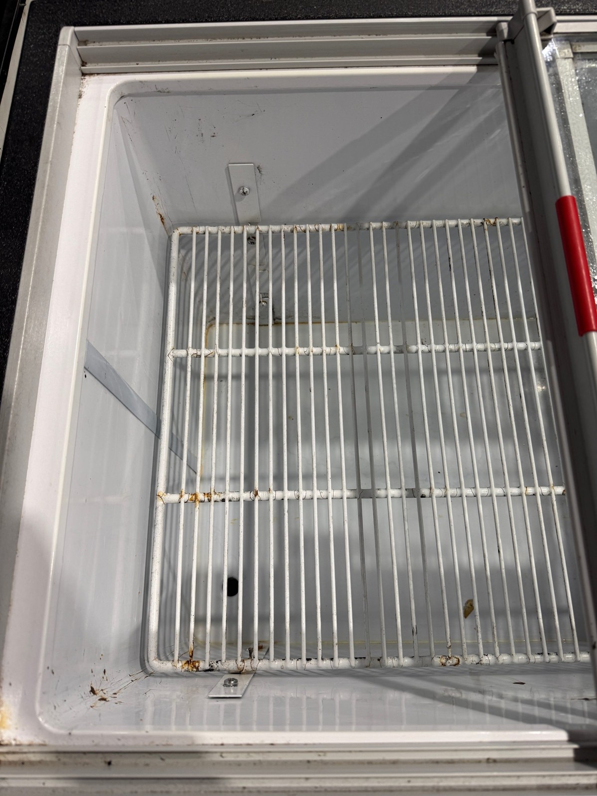 AUCMA SD-160K SLIDE TOP CHEST COOLER FREEZER REFRIGERATED ISLAND DISPLAY