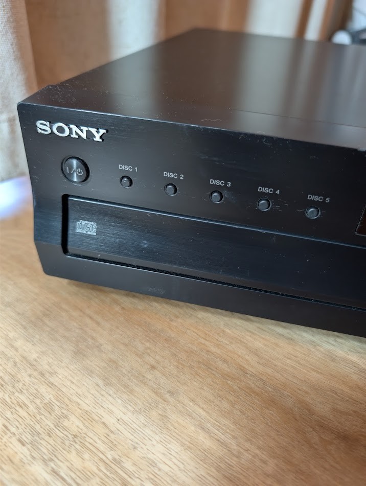 Sony CDP-CE500 5-Disc CD Changer Player USB - No Remote - Tested