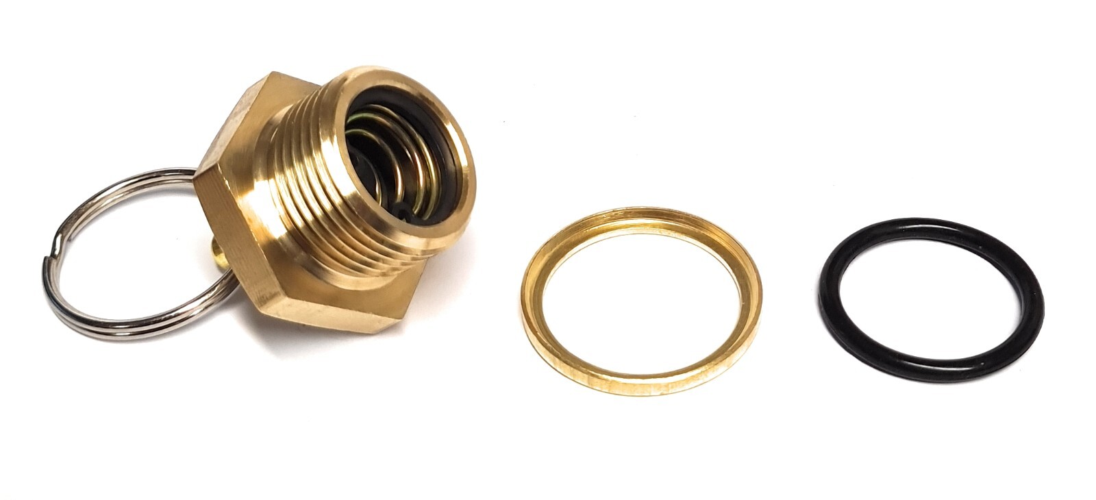 HGV / Truck Air Tank Drain Valve M22 with Captured O Ring - Made in Germany