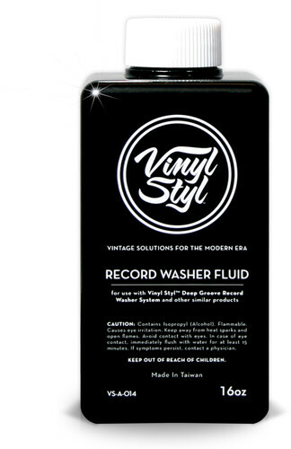 Vinyl Styl® Deep Groove Record Washer Fluid Refill 16oz [New Vinyl Accessory]