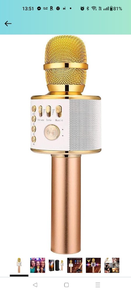 Bluetooth Karaoke Microphone Wireless - Bluetooth Microphone Wireless - Wireless